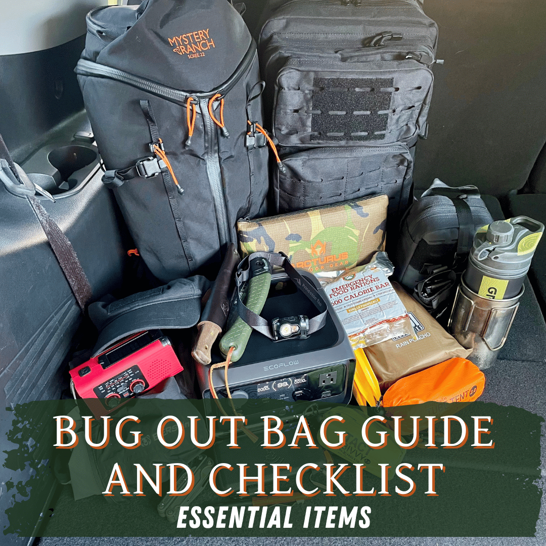 Bug out bag list online