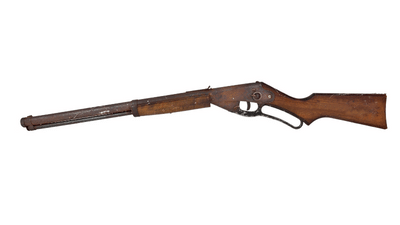 rusted lever action gun