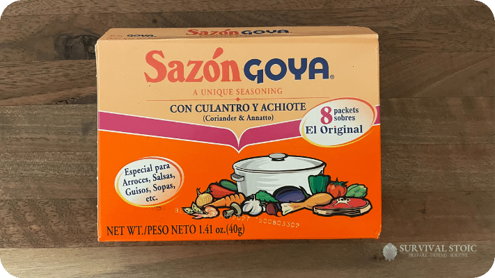 Sazon Goya seasoning
