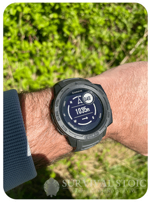 Altimeter and Compass mode on my Garmin Watch