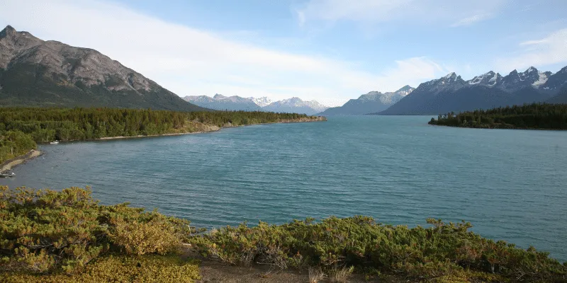 Lake Chilcotin where season 8 of Alone was held