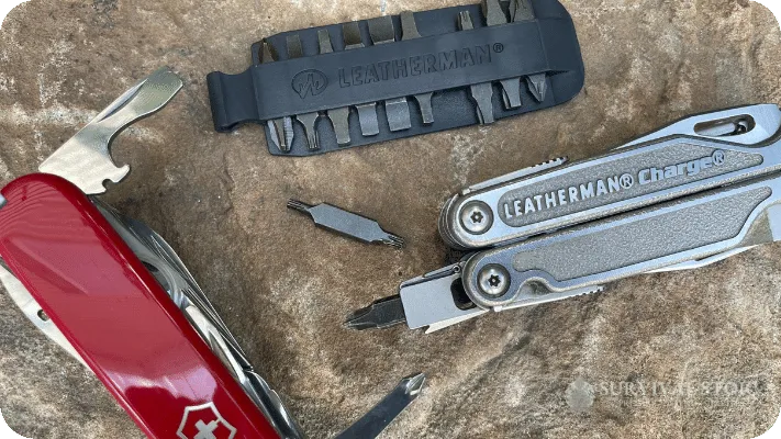 Two multitool screwdrivers that Jason has used regularly