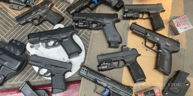 Best Concealed Carry Gun
The author's collection of concealed carry guns that were tested