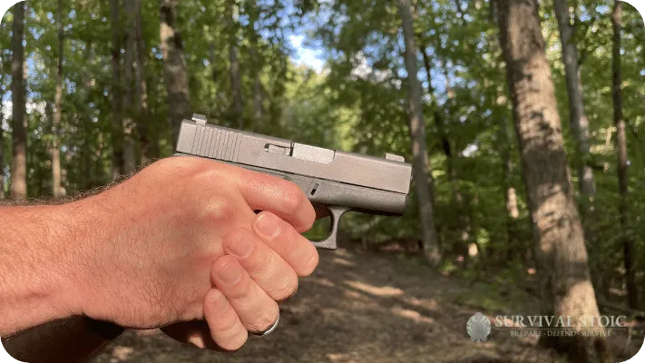 The Author with the Glock 43