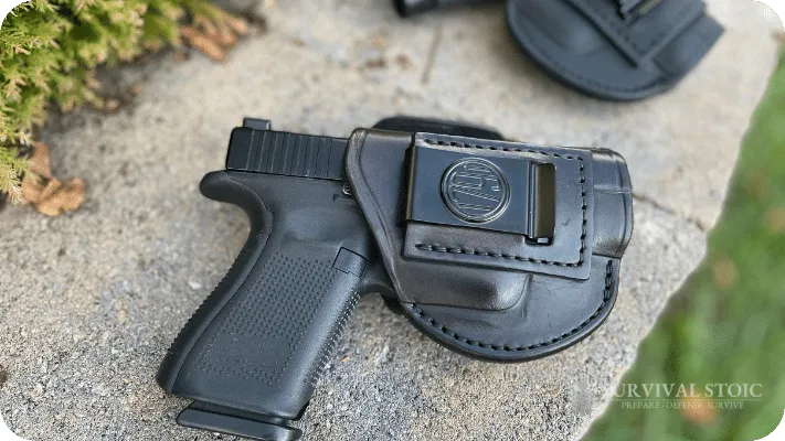 The Author's 1791 Gunleather 4 Way Holster and Glock 19 