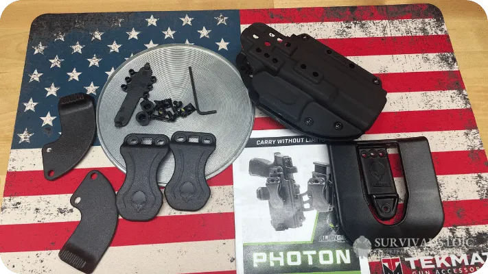 The Author assembling the Alien Gear Photon Holster