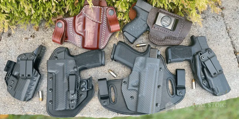 The Author's top 6 choices for the Best IWB Holster