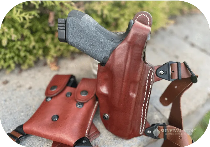 The Author's Craft Holsters Eagle Shoulder Rig and Glock 17