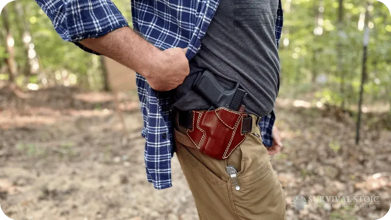 Jason and the Craft Panther OWB Holster with the Glock 19