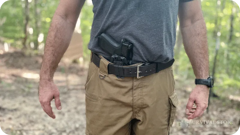 Jason with the Harry's Holsters Infiltrator and the Glock 19