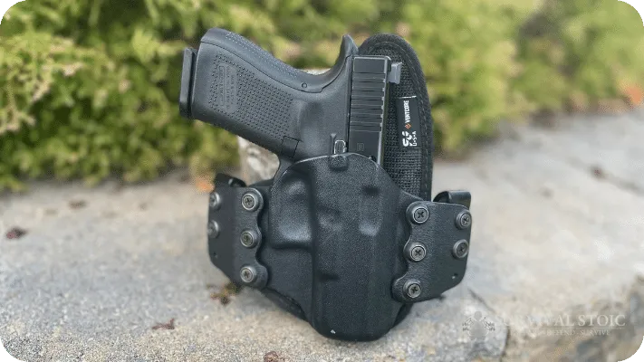The Author's Stealth Gear Ventcore OWB Holster and Glock 19