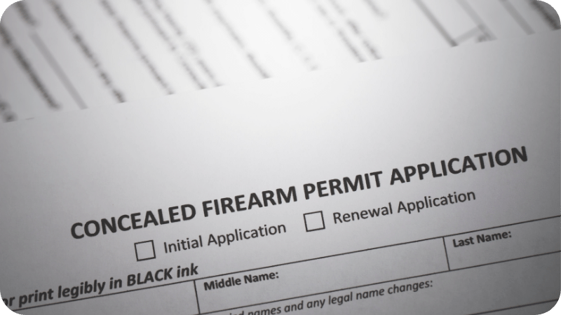 Concealed Carry Permit Application