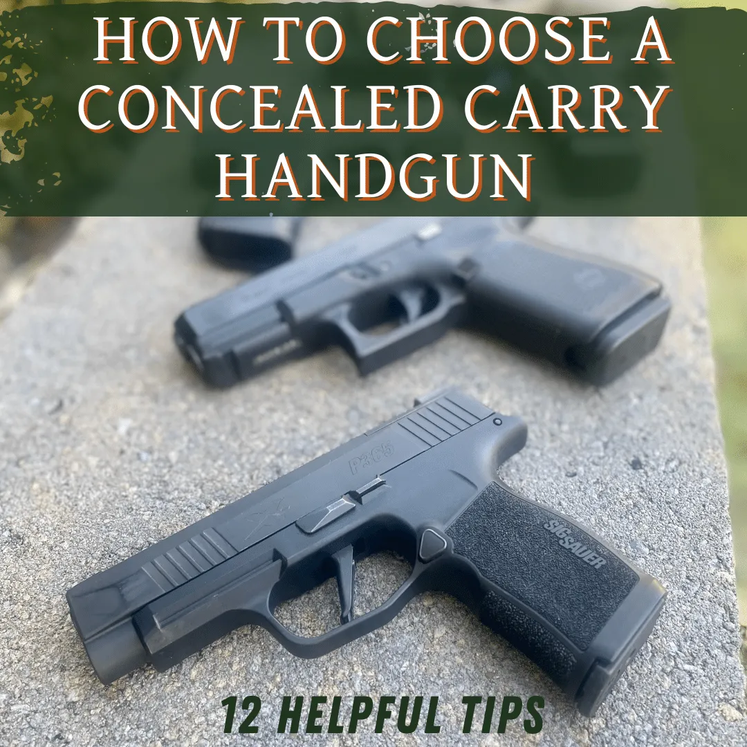 How to Choose a Concealed Carry Handgun