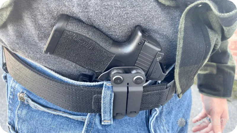 Jason wearing the CYA Ridge holster with the Sig P365XL