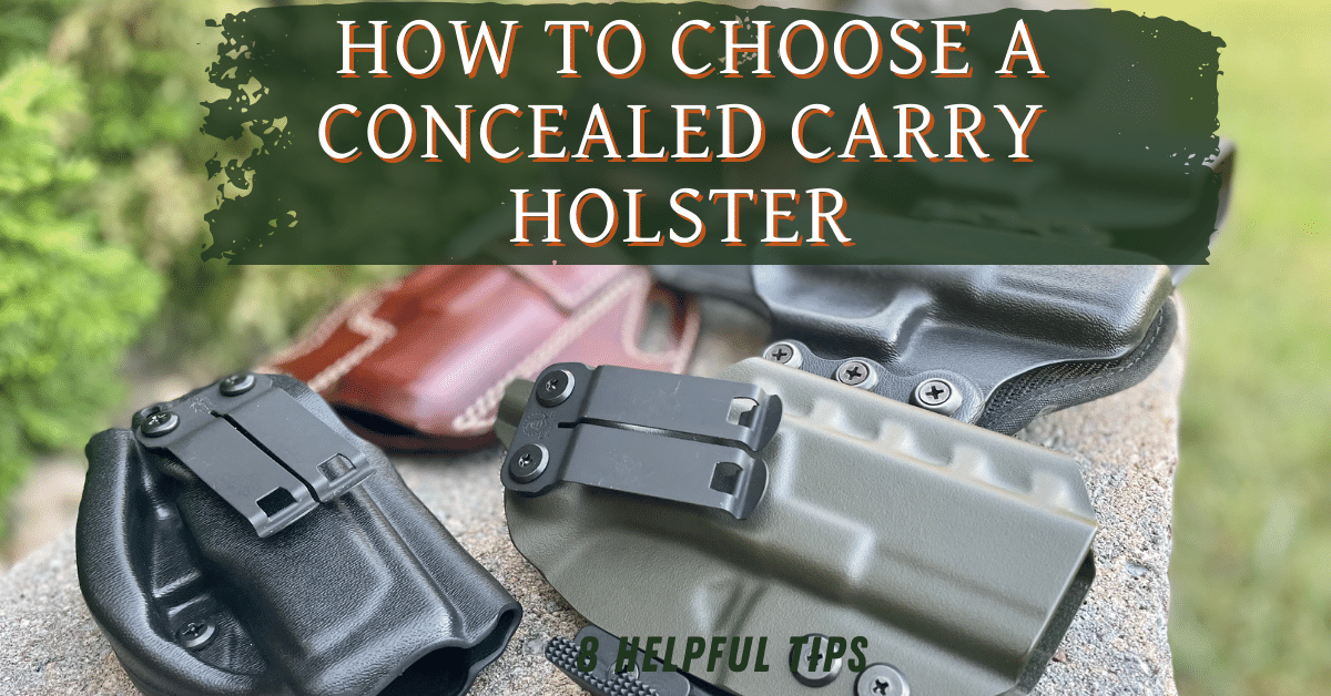 Choosing Your First Concealed Carry Holster