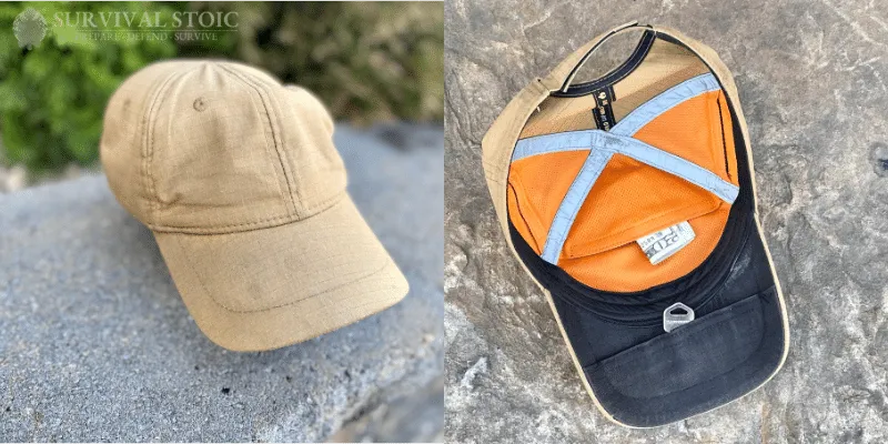 Wazoo Cache Cap : Stash Hats with Hidden Pockets and Free Tool