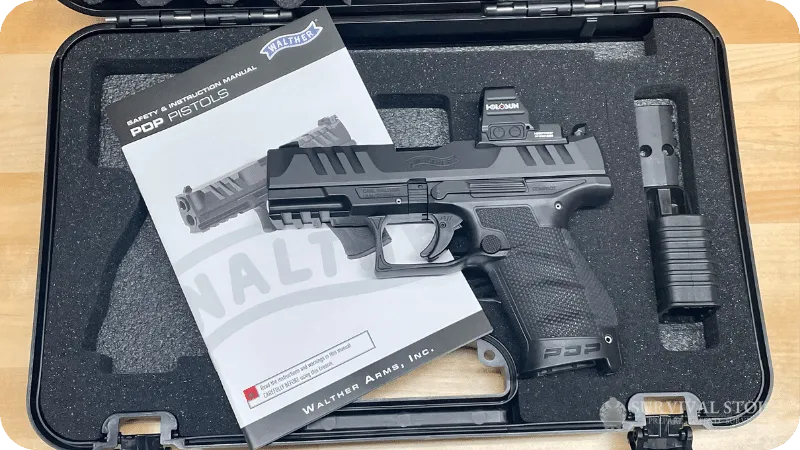 Jason's concealed carry handgun and the manual it came with