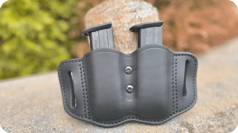 The 1791 Gunleather Double Magazine Carrier