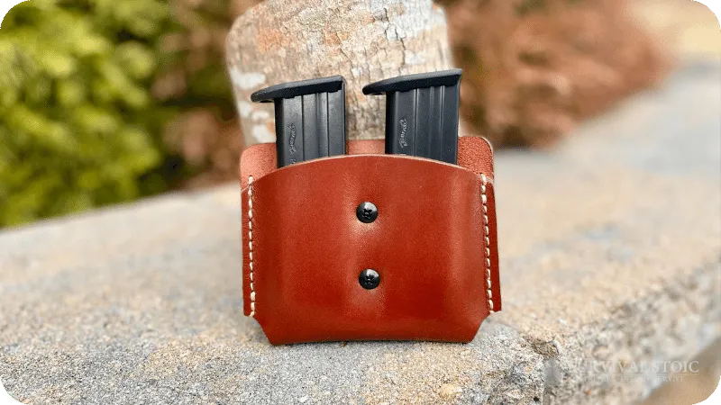The Craft Leather Double Magazine Pouch