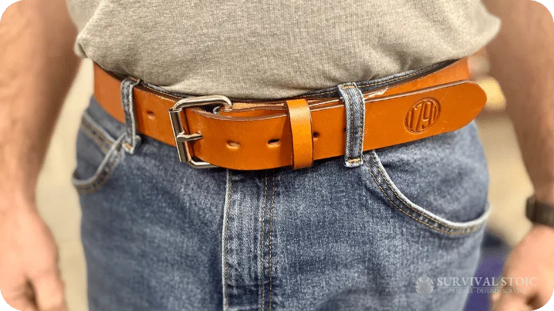 Jason wearing the 1791 Gunleather Gun Belt
