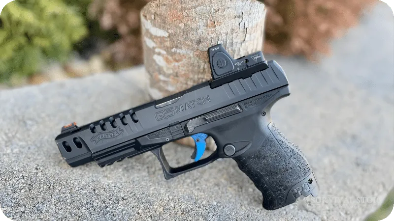 Trijicon RMR mounted to a pistol